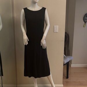 MM Lafleur Classic Black Midi Dress